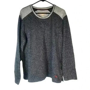 Tommy Bahama Pullover Crewneck Sweater Black Gray Sz XL